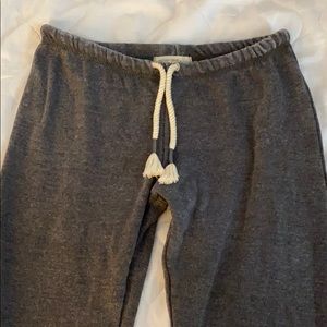 trendy gray sweat pants